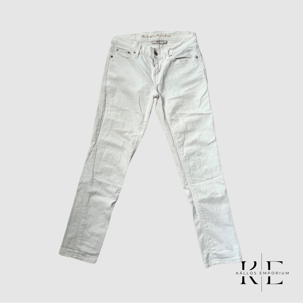 Levi’s White Low Skinny Straight Jeans